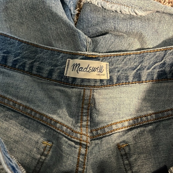 Madewell Women's Light Blue Denim Shorts - Picture 3 of 4